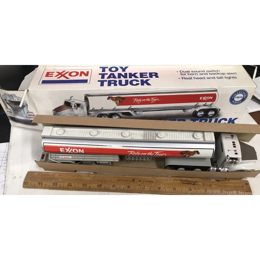 1993  Exxon Rely On The Tiger Tanker Truck-NIB Box In Good Condition